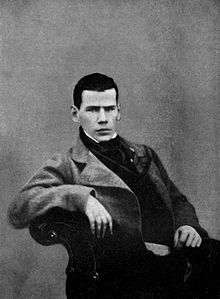 Tolstoy at age 20, 1848