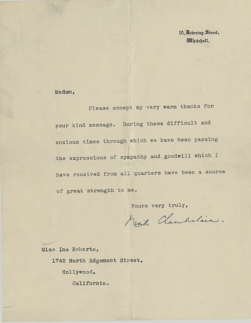 Neville Chamberlain