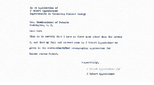 J. Robert Oppenheimer