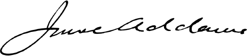 ג'יין אדמס חתימה