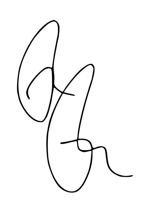 ריק רובין חתימה
