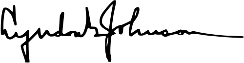 לינדון ג'ונסון חתימה