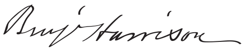 Benjamin Harrison Signature