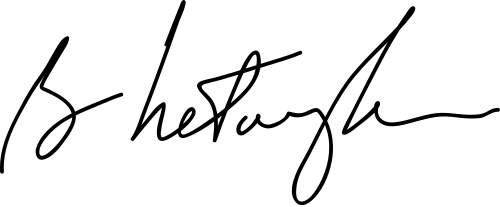 Benjamin Netanyahu Signature